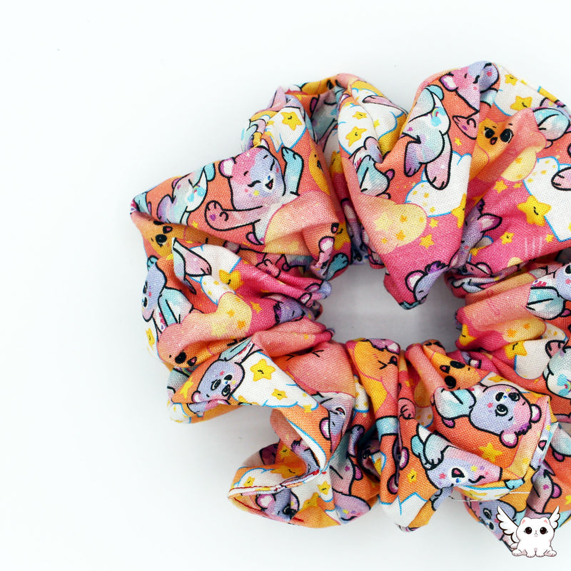 CARE BEARS SUNSET SCRUNCHIE